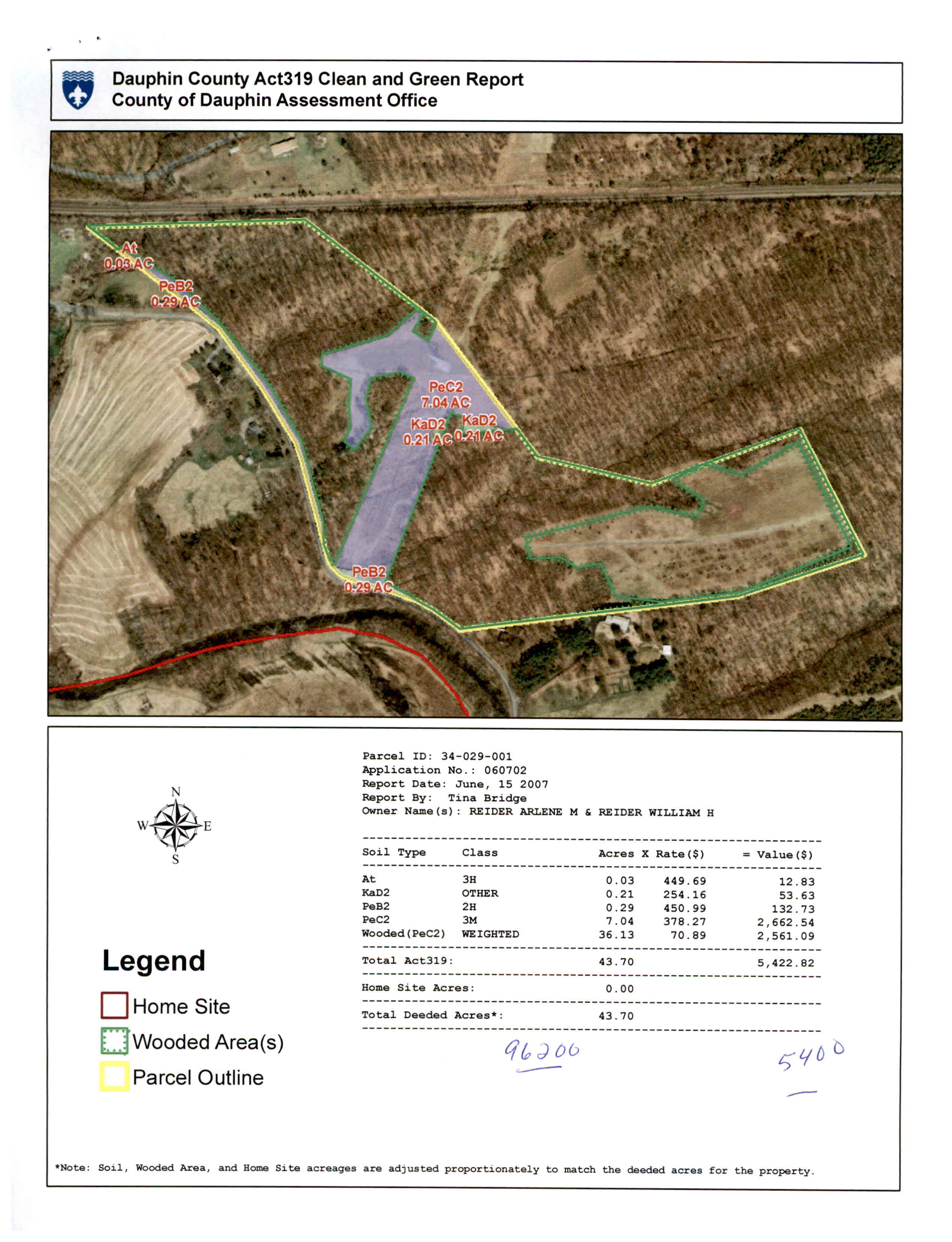 County of Dauphin Information for Property 340290010000000, Tax